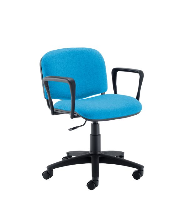 Ergonomic office chair with armrests