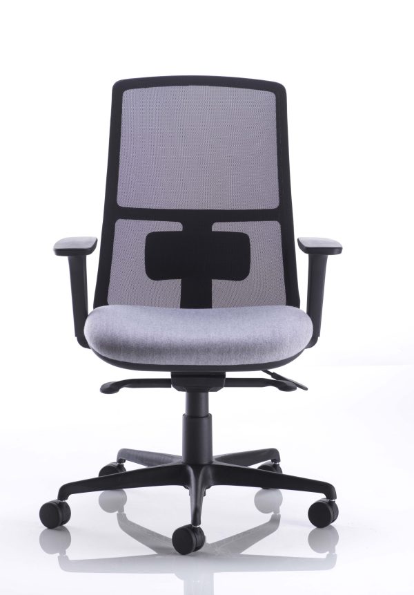 Modern chair with cushioned seat