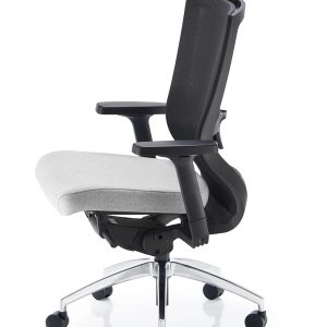 Modern chair with cushioned seat