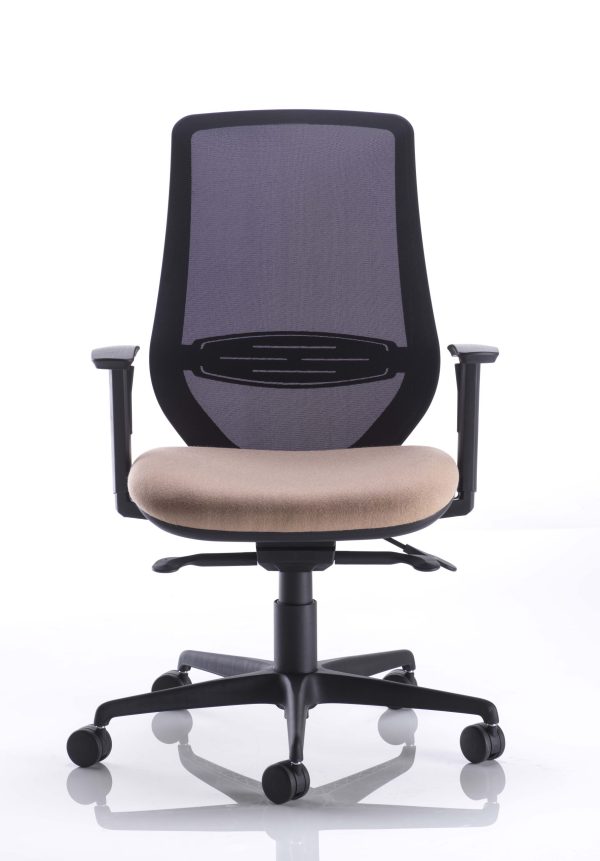 Modern chair with cushioned seat