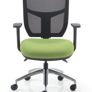 Modern chair with cushioned seat