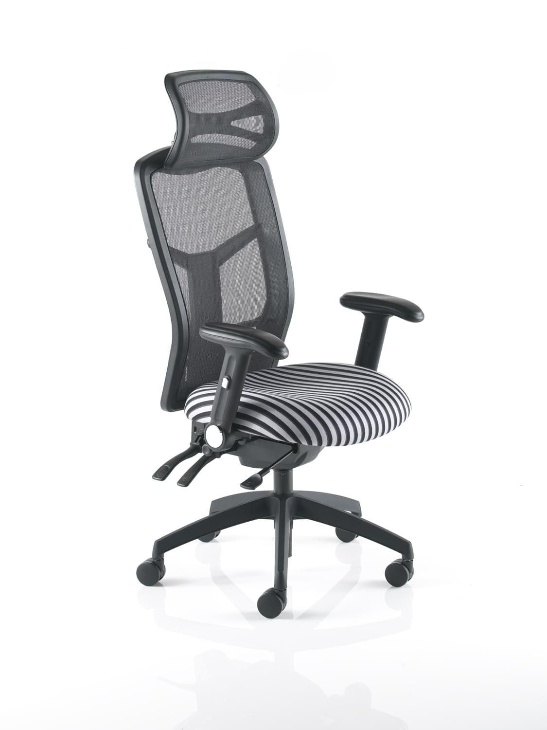 Modern chair with cushioned seat