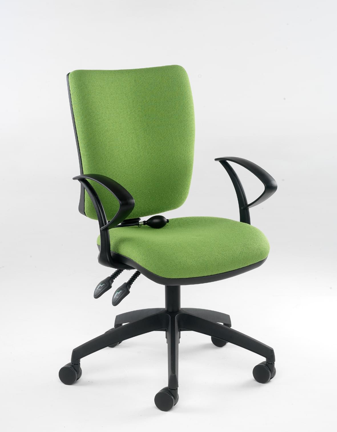 Modern chair with cushioned seat