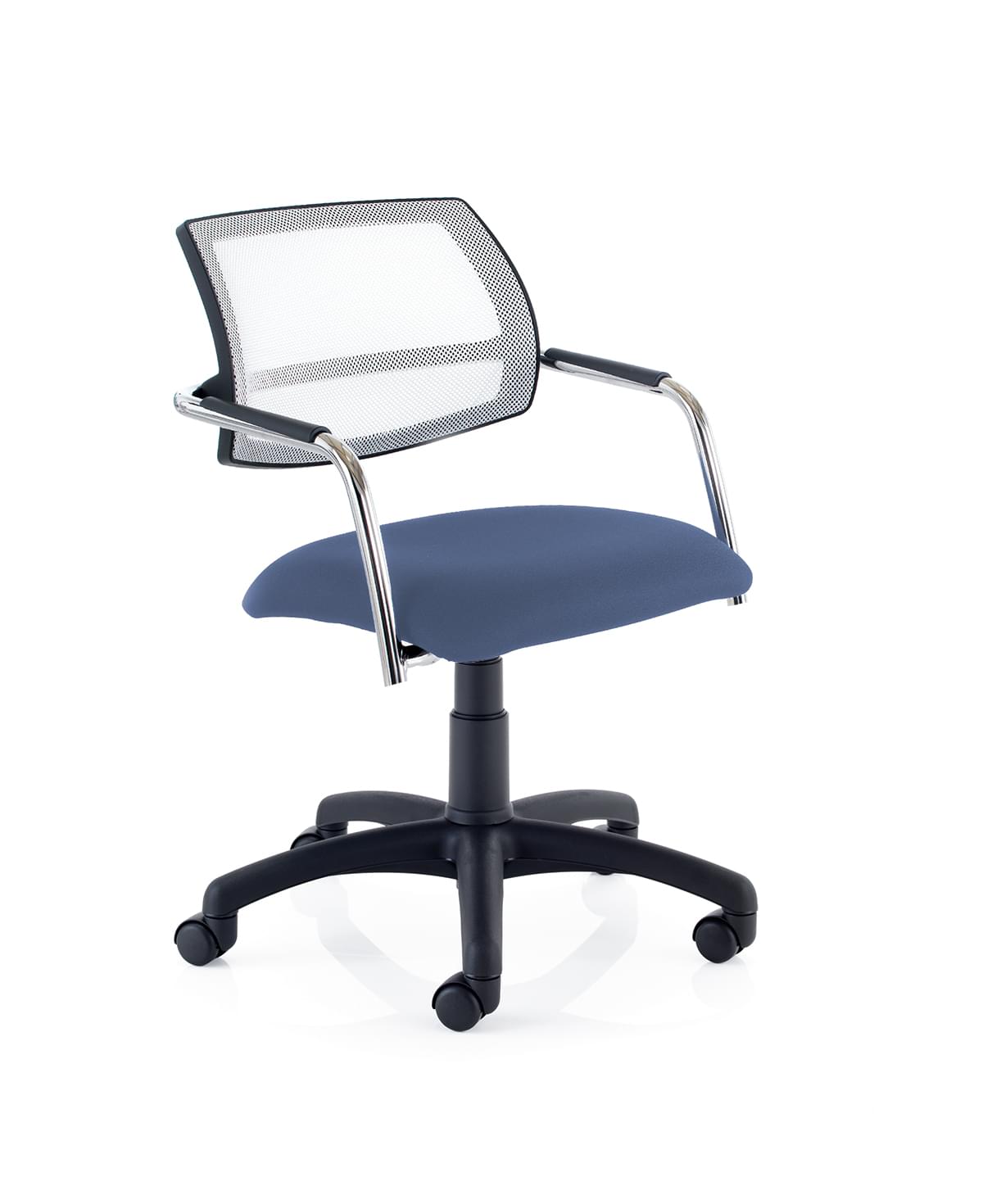Modern chair with cushioned seat