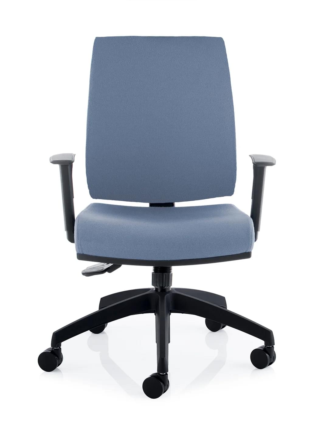 Modern chair with cushioned seat