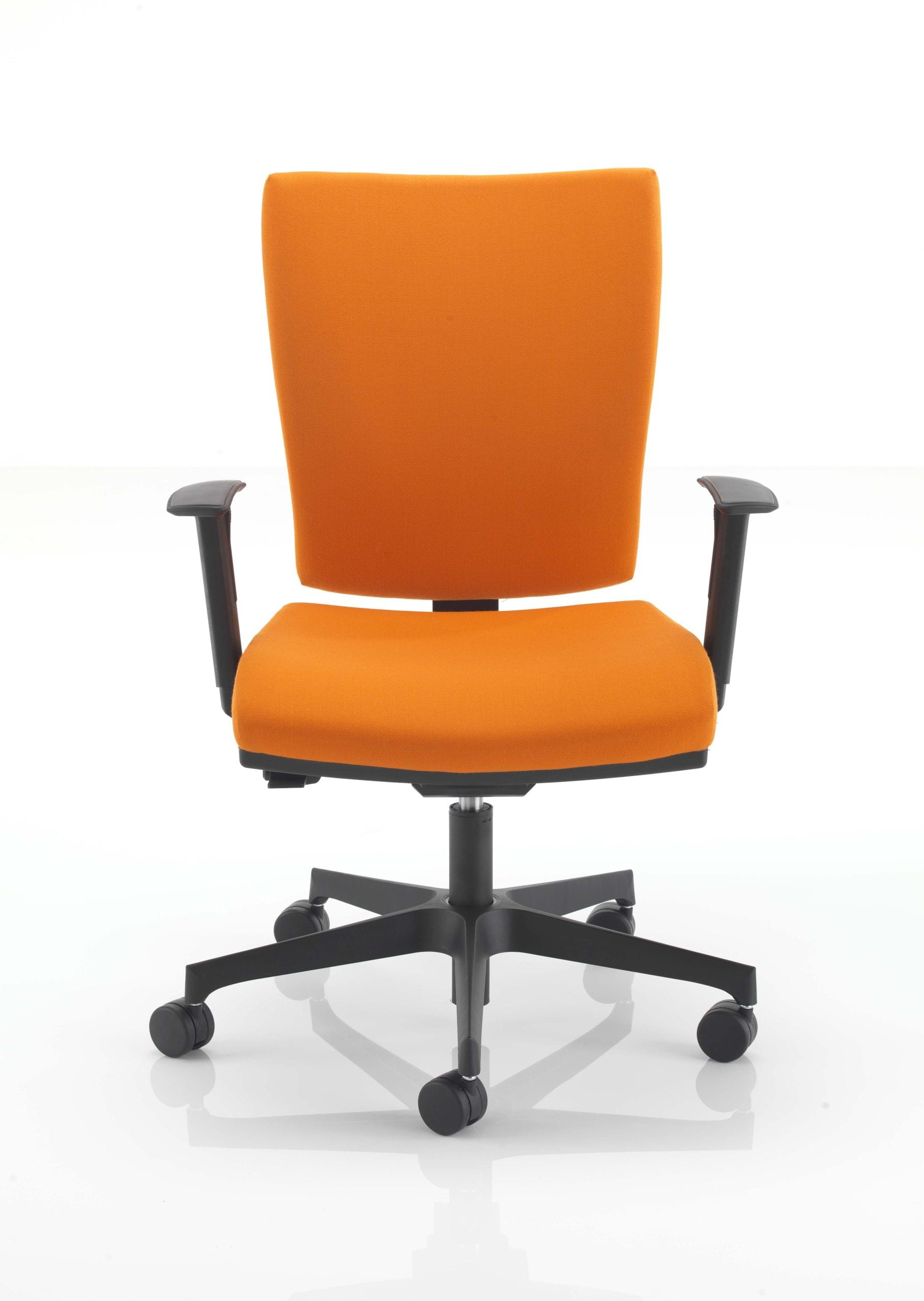 Modern chair with cushioned seat