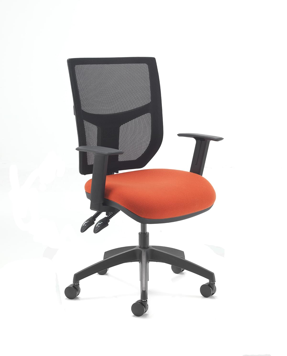 Modern chair with cushioned seat